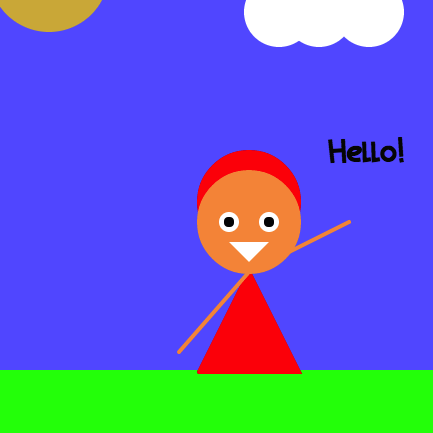 Het Programmeer Project Hello gemaakt door Hjalmar